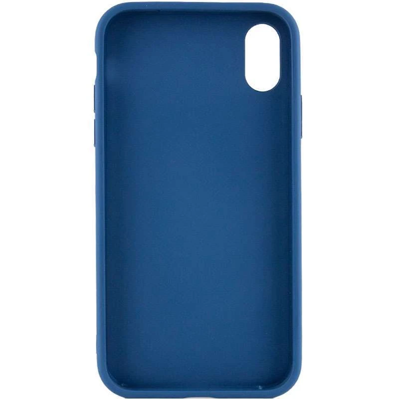 TPU чохол Bonbon з металевими кнопками на Apple iPhone XS Max (6.5") – Синій / Denim Blue. Фото 3 з 5