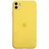 Чохол Silicone Case з захистом камери на Apple iPhone 12 (6.1") – Жовтий / Yellow. Фото 1 з 2