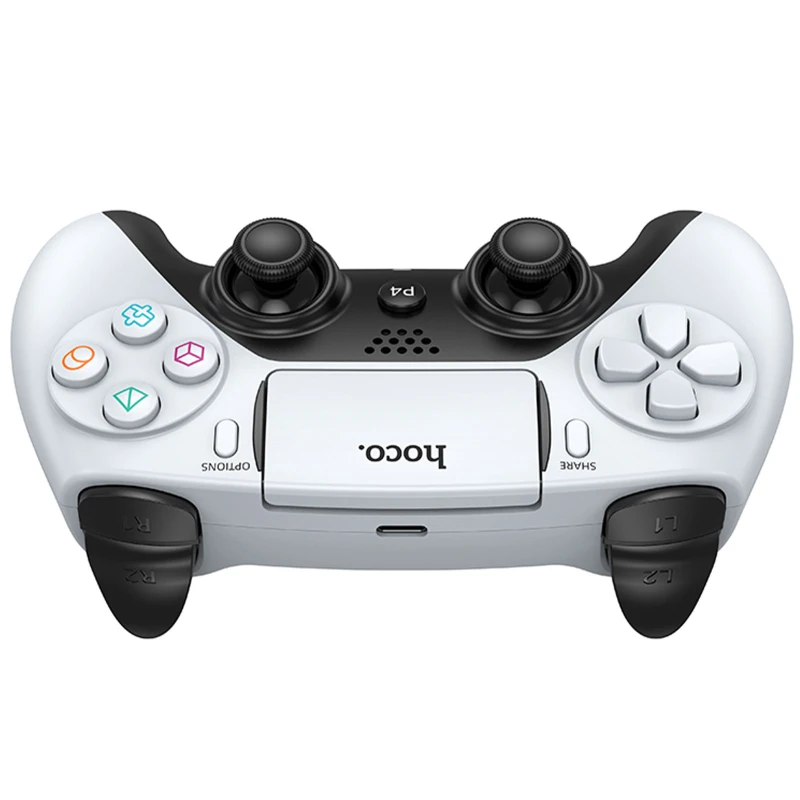 Ігровий джойстик геймпад Hoco GA1 Phoenix for PS4 – White. Фото 6 з 7