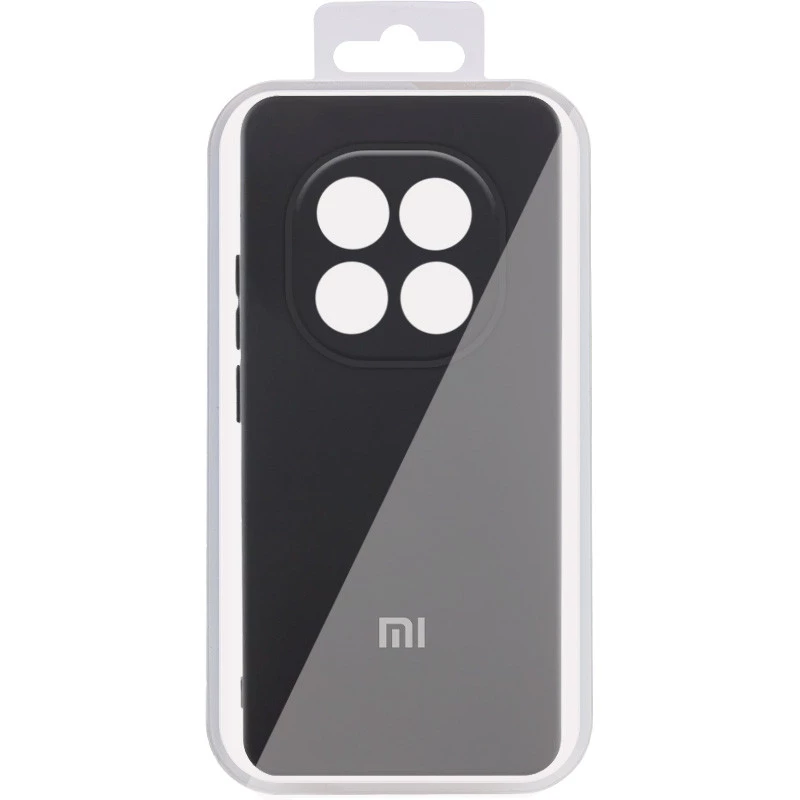 Силиконовый чехол Cover Lakshmi с защитой камеры для Xiaomi Redmi Note 14 Pro+ 5G – Черный / Black. Фото 5 из 5