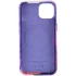 Кожаный чехол Colour Splash with MagSafe на Apple iPhone 12 (6.1") – Purple / Pink. Фото 6 из 8