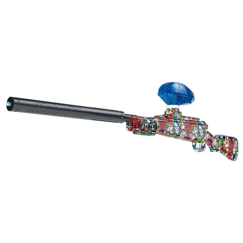 Винтовка на гідрогелевих кульках (орбізах) 98K Blasting Launch – Colorful Skulls. Фото 1 з 3