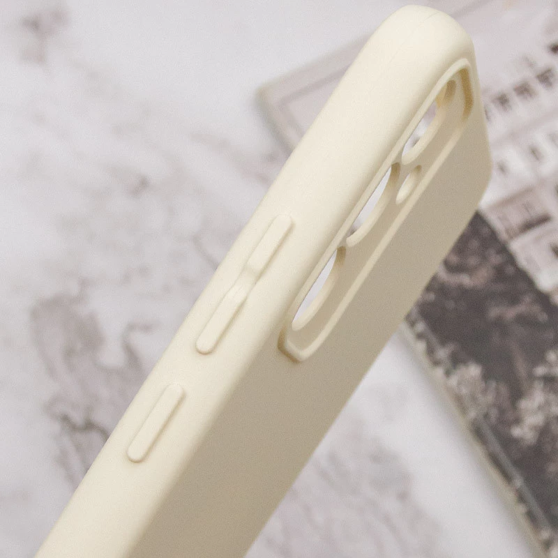 Чехол Silicone Case Lakshmi с закрытой камерой для Samsung Galaxy S24 – Песочный / Sand. Фото 9 из 9
