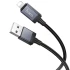 Дата кабель Hoco X118 Generous with display USB to Lightning 2.4A (1m) – Black. Фото 2 из 6
