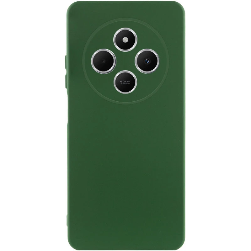 Чохол Silicone Case Lakshmi Premium із закритою камерою для Xiaomi Redmi 14C / Poco C75 – Зелений / Cyprus Green. Фото 1 з 8