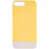 Двухцветный чехол Bichromatic для Apple iPhone 7 plus / 8 plus – Creamy-yellow / White. Фото 1 из 5