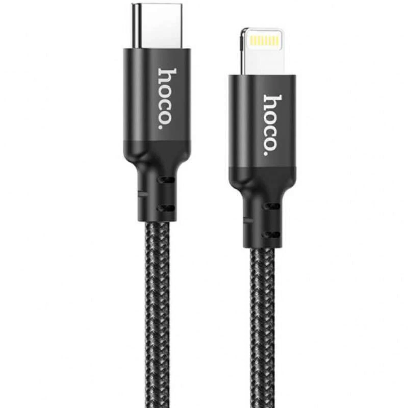 

Дата кабель Hoco X14 Double Speed Type-C to Lightning Cable (1m) (Black)