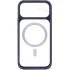 Чохол TPU GETMAN Moon Clear with MagSafe для Apple iPhone 12 (6.1") – Blue. Фото 4 з 6