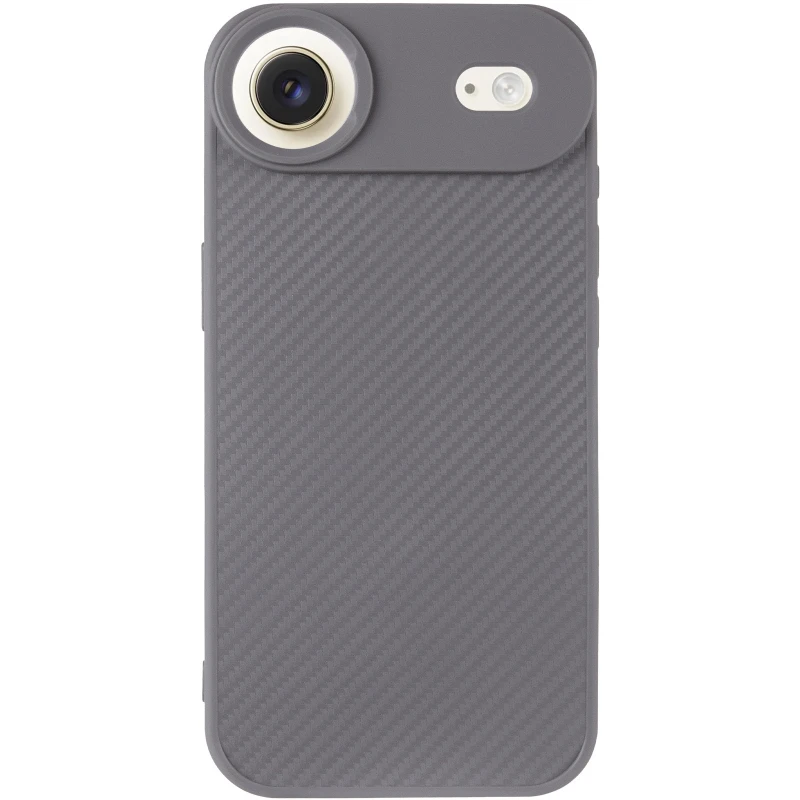 TPU чохол Carbon Protective with Magsafe для Apple iPhone 17 Air (6.5") – Grey. Фото 3 з 6