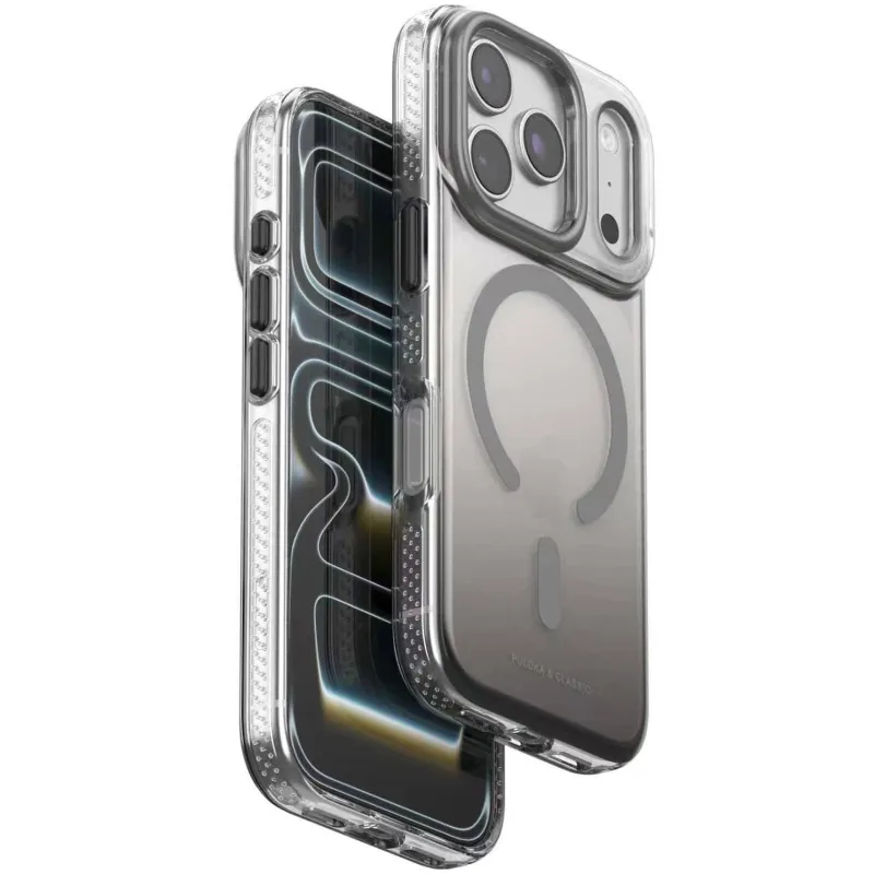 Чехол TPU+PC Puloka Resplendent with Magnetic Fit для Apple iPhone 17 Pro Max (6.9") – Dark Grey. Фото 1 из 2