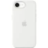 Чехол Silicone case (AAA) with Magsafe для Apple iPhone 17e (6.1") – White. Фото 1 из 2