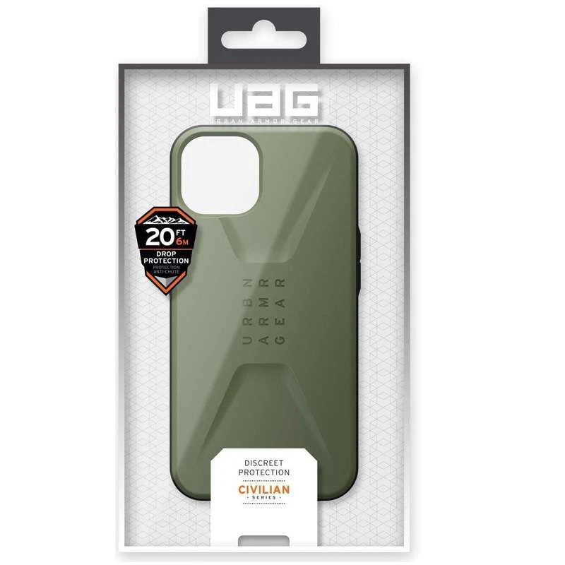 Чохол TPU UAG CIVILIAN series на Apple iPhone 14 Plus (6.7") – Зелений. Фото 4 з 4