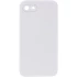 Чехол Silicone Case Square L с защитой камеры для Apple iPhone SE (2020) – Белый / White. Фото 1 из 3
