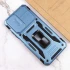 Ударопрочный чехол Square Ring c шторкой на камеру для Xiaomi Redmi 10 – Голубой / Light Blue. Фото 6 из 6