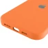 Чохол Silicone Case з закритим низом на Apple iPhone 17 Pro (6.3") – Помаранчевий / Orange. Фото 3 з 4