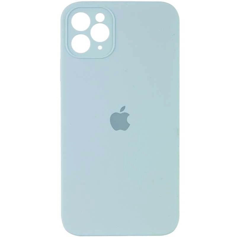 

Чехол Silicone Case Square с защитой камеры для Apple iPhone 11 Pro Max (6.5") (Бирюзовый / Light Turquoise), Бірюзовий / light turquoise