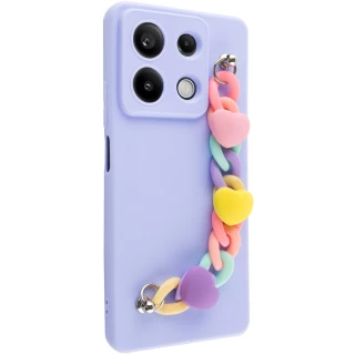 Чехол Heart с цепочкой для Xiaomi Redmi Note 13 5G фото 1 из 7