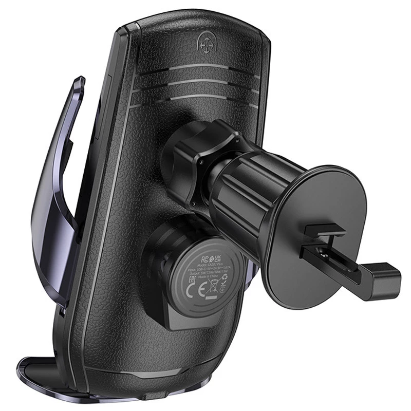 Автотримач з БЗП Hoco CA202 Plus – Black. Фото 4 з 8