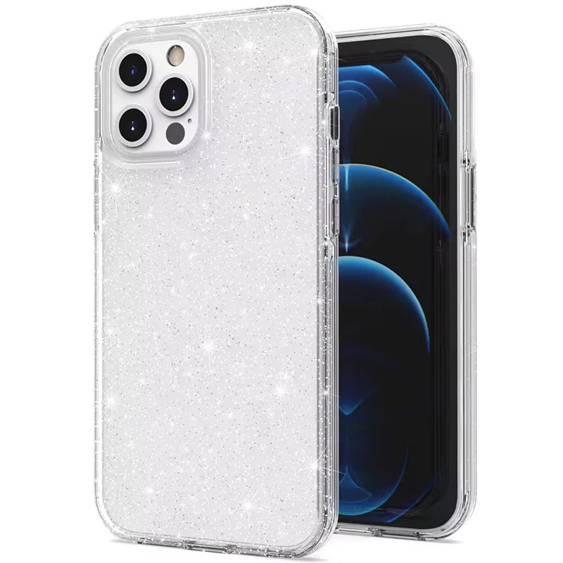 

Блестящий силиконовый чехол на Apple iPhone 14 Pro Max (6.7") (Clear)