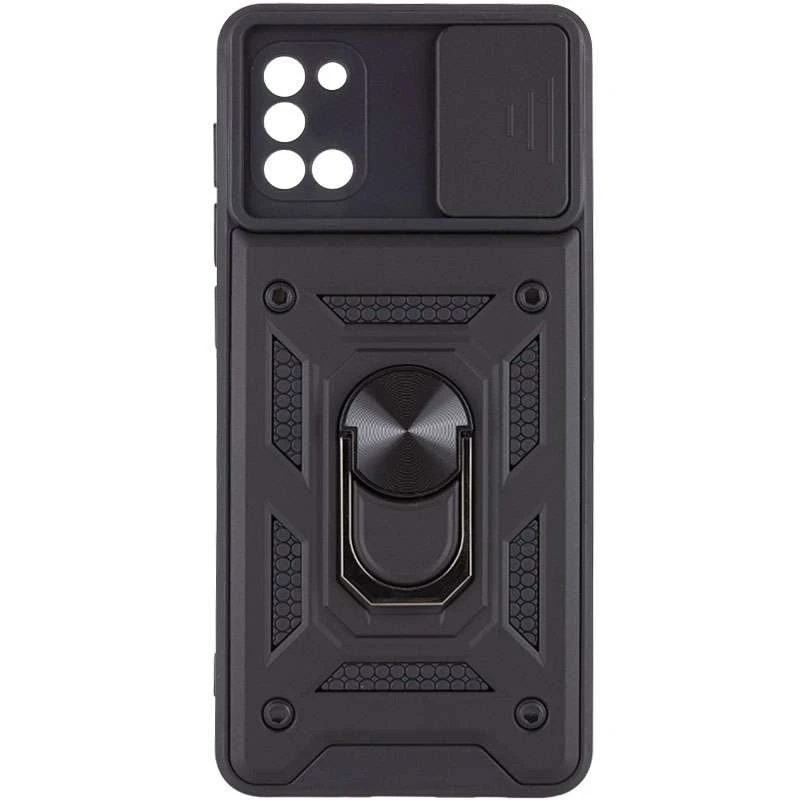 Ударопрочный чехол Serge Ring с защитой камеры для Samsung Galaxy A31 – Черный. Фото 2 из 5