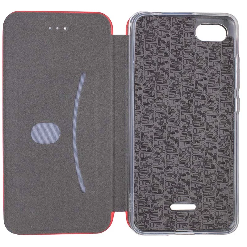 Чохол-книжка класичний на Xiaomi Redmi 6A – Червоний. Фото 4 з 5