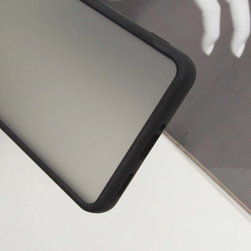 Чехол TPU+PC Lyon Frosted на Xiaomi Redmi Note 13 Pro+ – Black. Фото 9 из 9