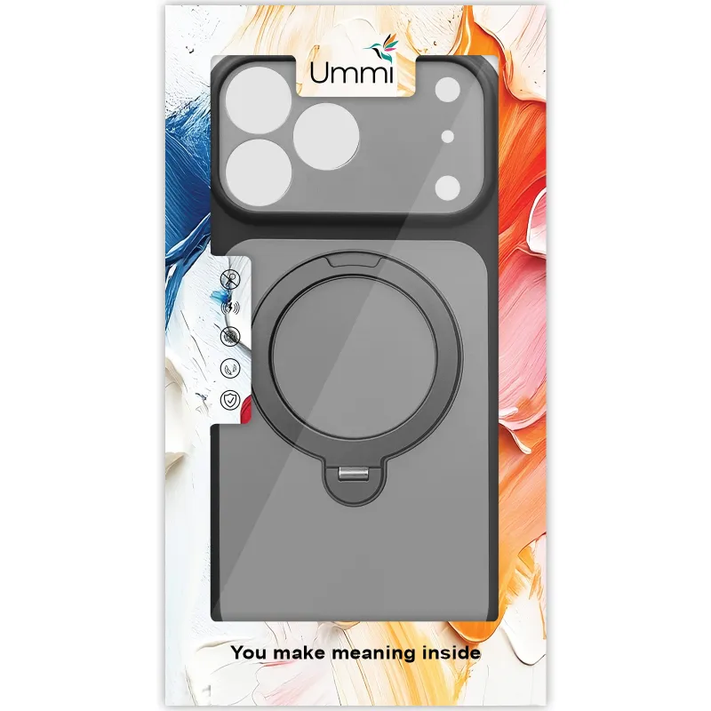 Чохол Ummi Full Camera with Magnetic Fit HQ Ring для Apple iPhone 17 Pro Max (6.9") – Black. Фото 4 з 11