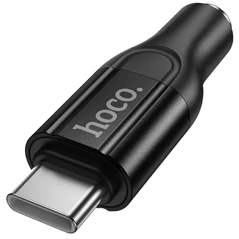 Перехідник Hoco UPA35 Mia Type-C to 3.5mm – Black. Фото 3 з 6