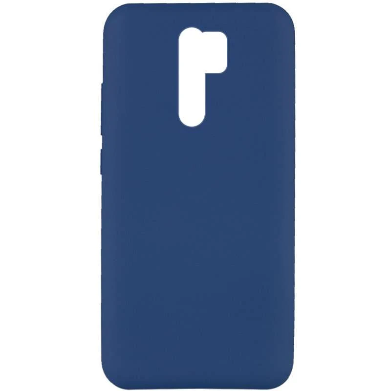 

Чехол Silicone Case без лого для Xiaomi Redmi 9 (Синий / Navy blue), Синій / navy blue