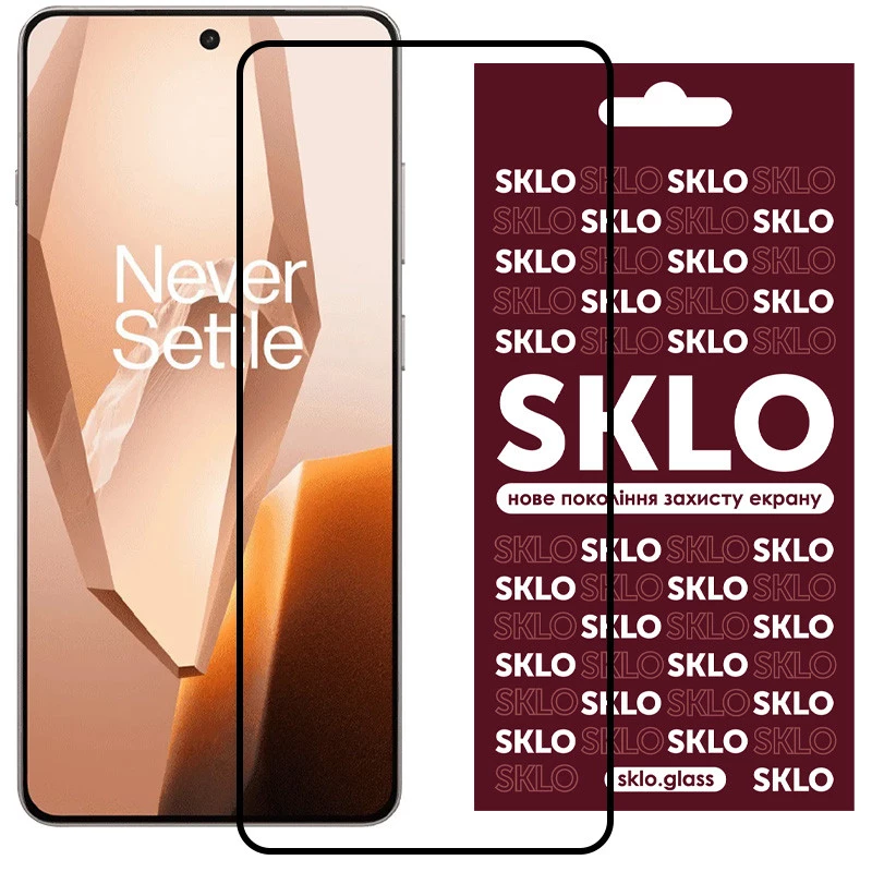 Защитное стекло SKLO 3D для OnePlus Ace 5G – Черный. Фото 2 из 6