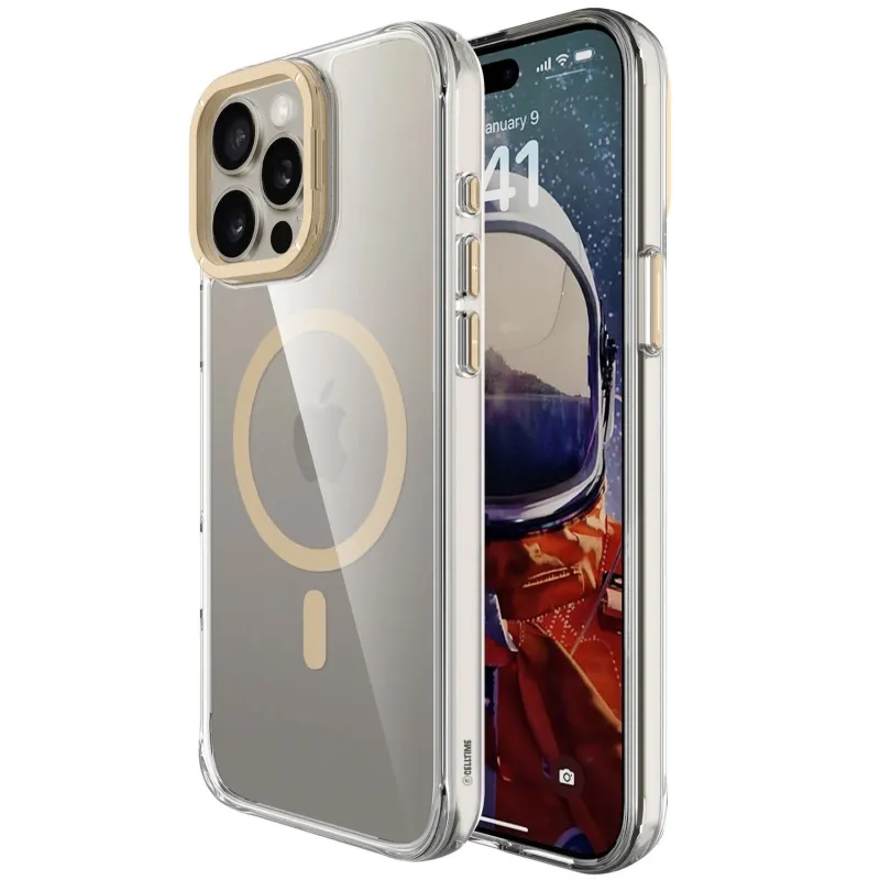 Чехол TPU Space Case Apex with Magnetic Fit для Apple iPhone 13 Pro (6.1") – Gold. Фото 7 из 8