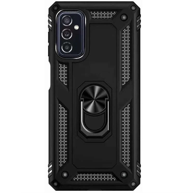 

Противоударный чехол Serge Ring с кольцом для Samsung Galaxy M52 (Черный), Чорний