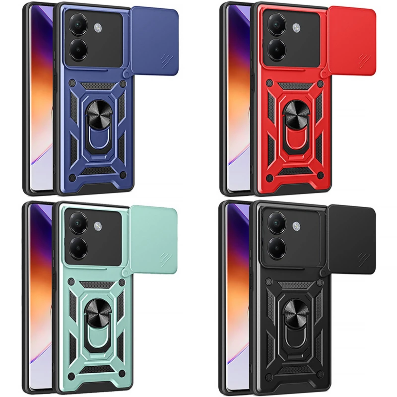 Удароміцний чохол Ummi Camshield Serge Ring (in box) для Xiaomi Poco M7 pro 5G фото 1 з 2