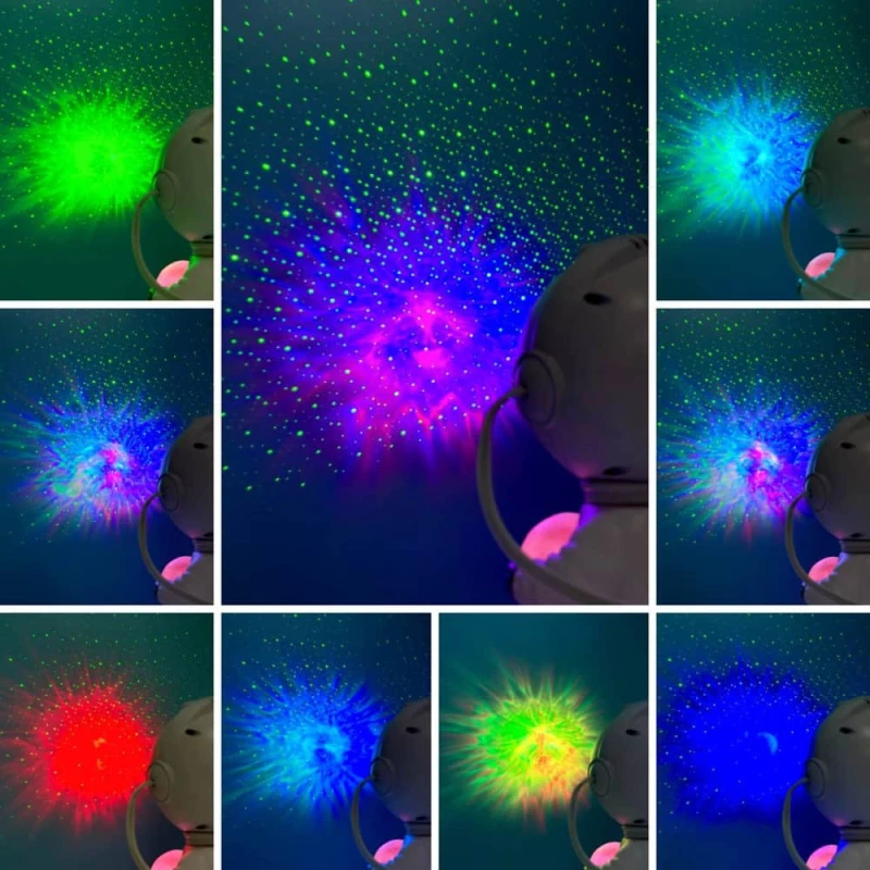 Проектор-нічник Astronaut Star Moon RGB фото 3 з 3