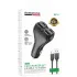 АЗП Borofone BZ35 Leader PD15W+QC3.0 total 30W (2USB-A/2C) + кабель USB to Lightning – Black. Фото 2 з 4