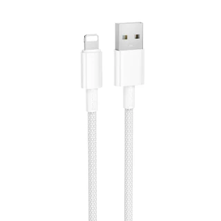 Дата кабель Borofone BX117 Source USB to Lightning 2.4A (1m) фото 1 з 3