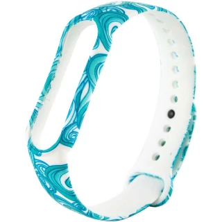 Силіконовий ремінець з малюнком для Xiaomi Mi Band 6 фото 1 з 3