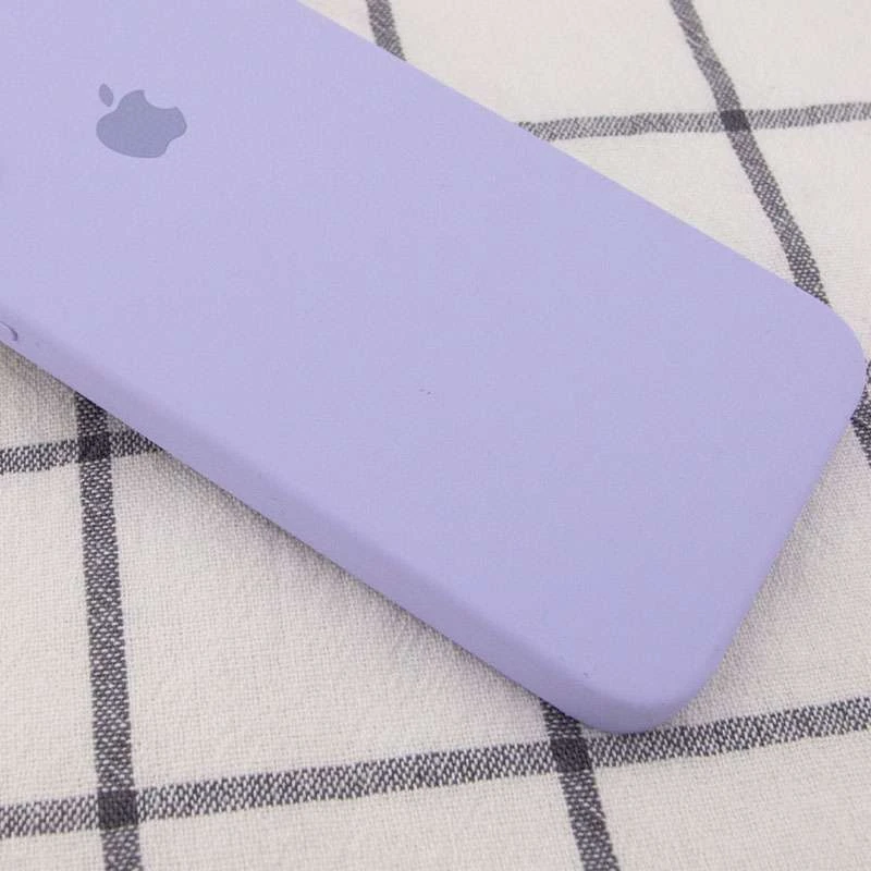 Чохол Silicone Case Square з захистом камери на Apple iPhone XR (6.1") – Бузковий / Dasheen. Фото 2 з 3