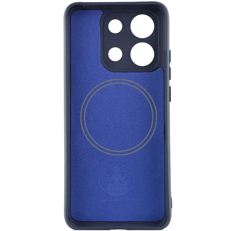 Силіконовий чохол Lakshmi MagFit з захистом камери для Xiaomi Redmi 15C (EU) – Темно-синій / Midnight blue. Фото 2 з 2