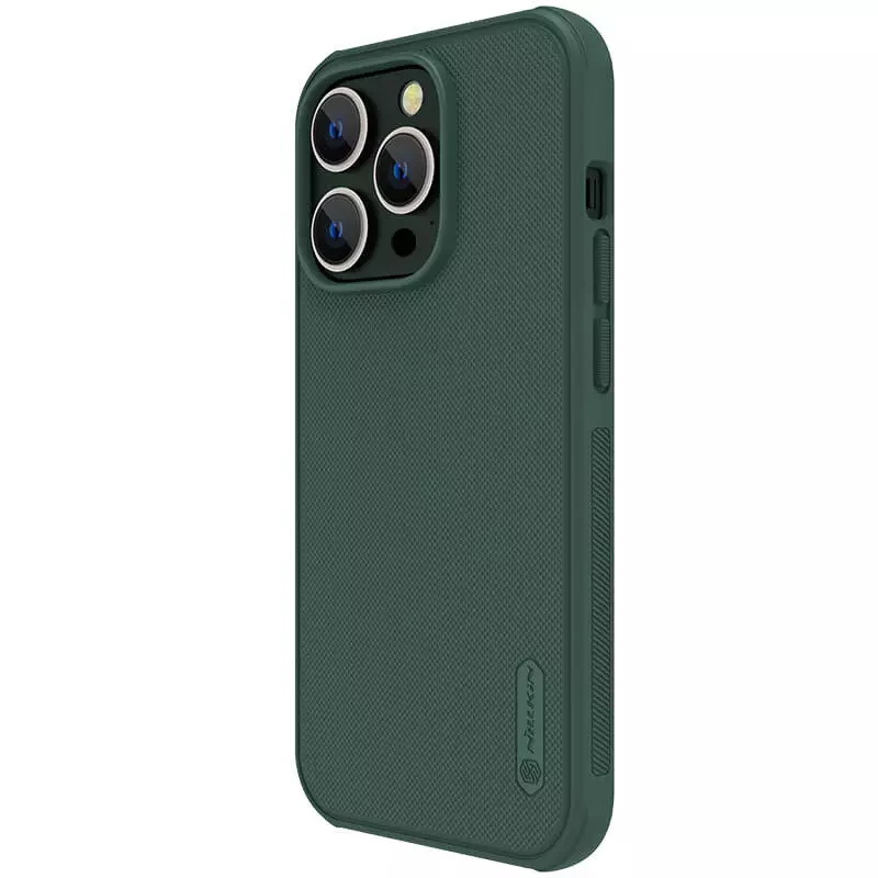 Пластикова накладка Nillkin Pro на Apple iPhone 15 Pro (6.1") – Зелений / Deep Green. Фото 2 з 5