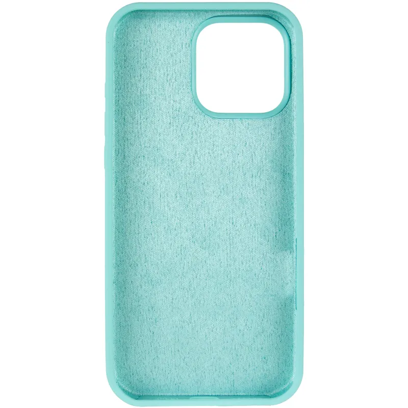 Чехол Silk Full Protective (AA) NO LOGO для Apple iPhone 16 Pro Max – Бирюзовый / Marine Green. Фото 10 из 14