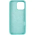 Чохол з закритим низом Silicone Case на Apple iPhone 16 Pro – Бірюзовий / Marine Green. Фото 10 з 14