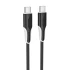 Дата кабель Borofone BX119 New Type-C to Type-C 60W (1m) – Black. Фото 2 з 9