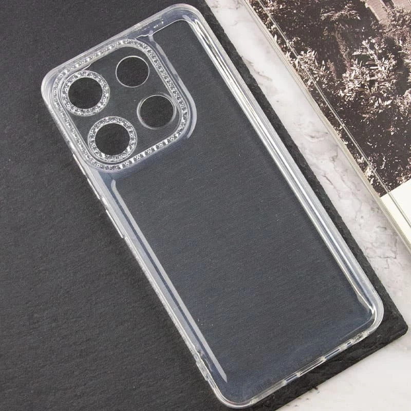 Силиконовый чехол с узором на Tecno Spark Go 2023 – Прозрачный. Фото 4 из 7