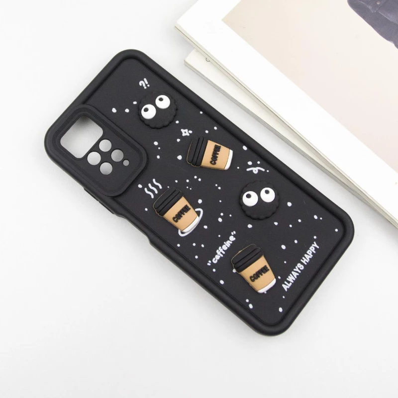 Чохол TPU Toys Case для Xiaomi Redmi Note 11 Pro 4G/5G – Black / Always Happy. Фото 6 з 12