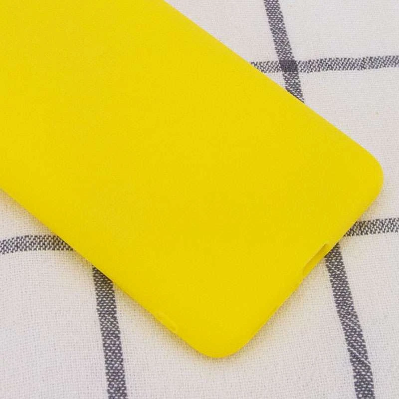 Кольоровий силіконовий чохол на Xiaomi Poco X4 Pro 5G – Жовтий. Фото 4 з 7