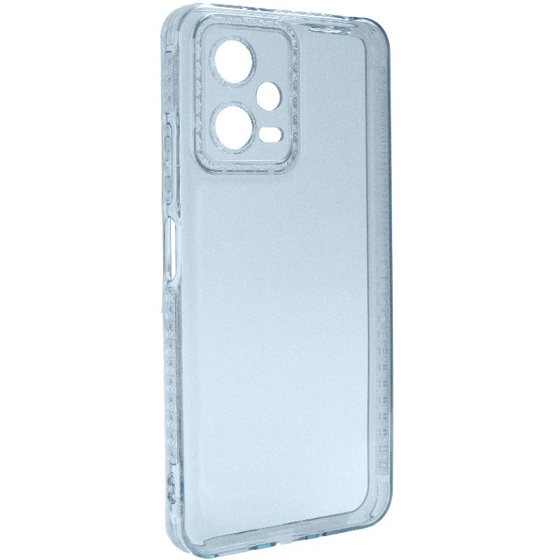 Силіконовий чохол з візерунком на Xiaomi Poco X5 5G – Блакитний. Фото 1 з 7