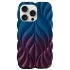 Силиконовый чехол Leaf для Apple iPhone 16 Pro Max – Navy Blue / Plum. Фото 1 из 3