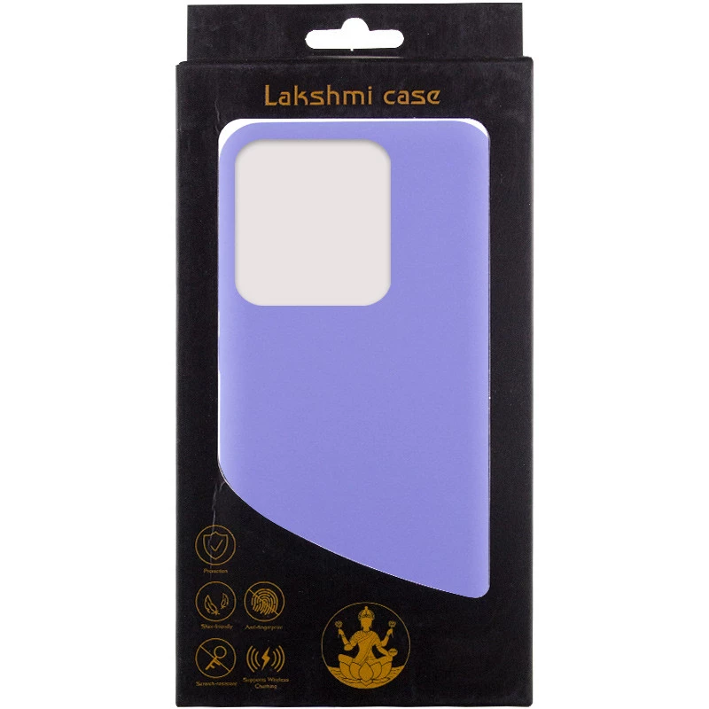 Чохол Silicone Case Lakshmi Premium на Xiaomi Poco X6 Pro – Бузковий / Dasheen. Фото 6 з 8