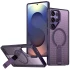 Чехол TPU Breeze with MagSafe stand для Samsung Galaxy S25 Ultra – Purple. Фото 1 из 2